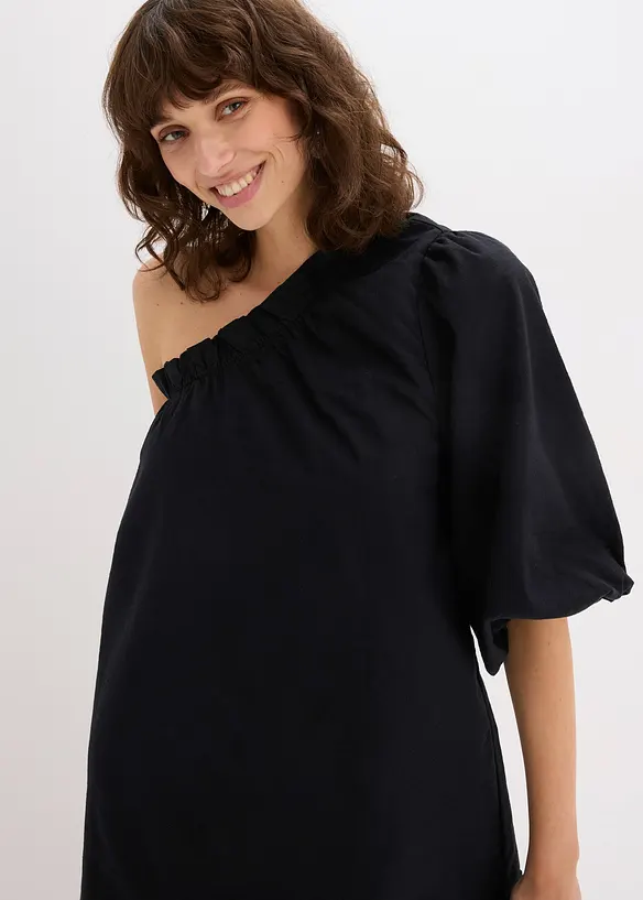 One shoulder jurk van katoen, bonprix