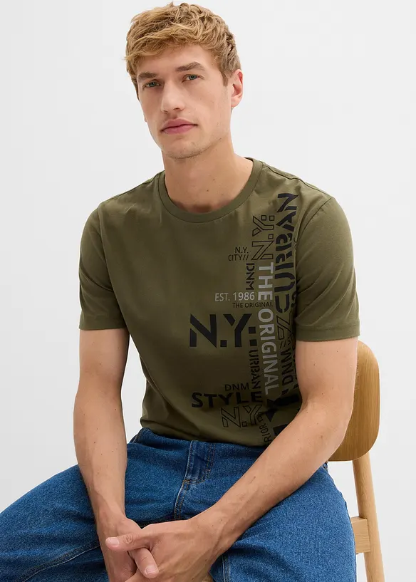 T-shirt van biologisch katoen, bonprix