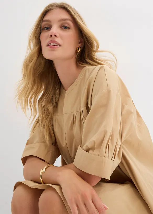 Kaftan jurk van puur biologisch katoen, bonprix