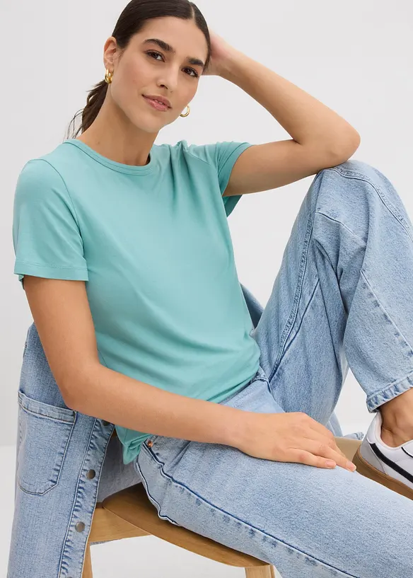 T-shirt van soepele viscose, bonprix