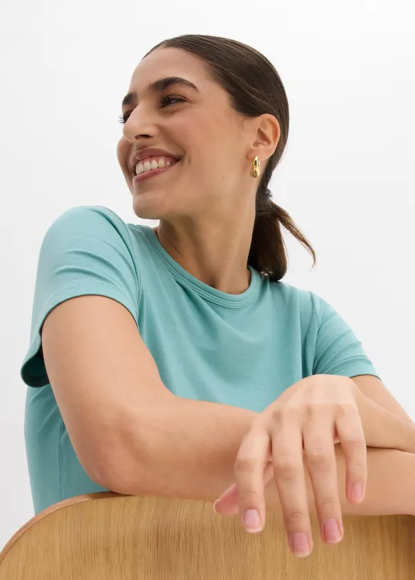 T-shirt van soepele viscose, bonprix