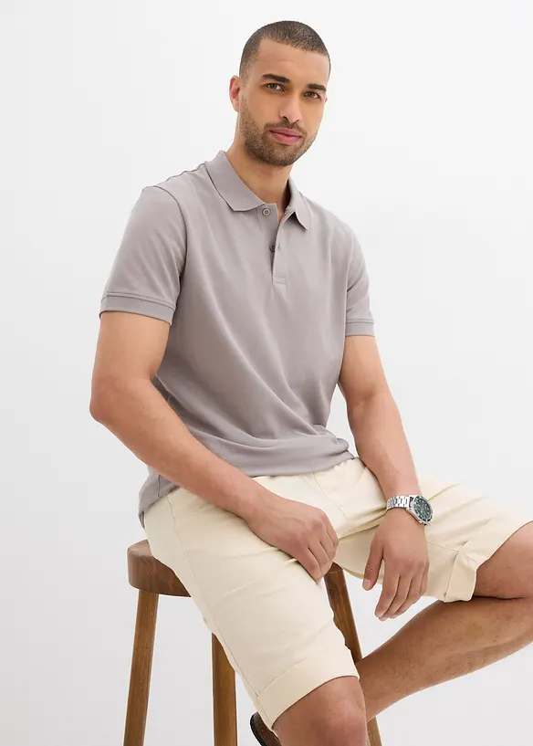 Piqué poloshirt van biologisch katoen, bonprix