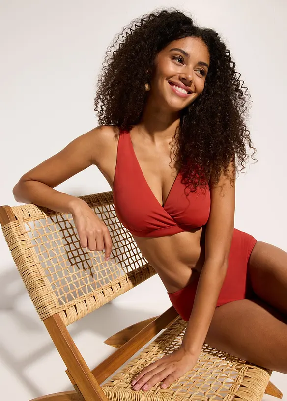 Bralette bikinitop met V-hals, bonprix