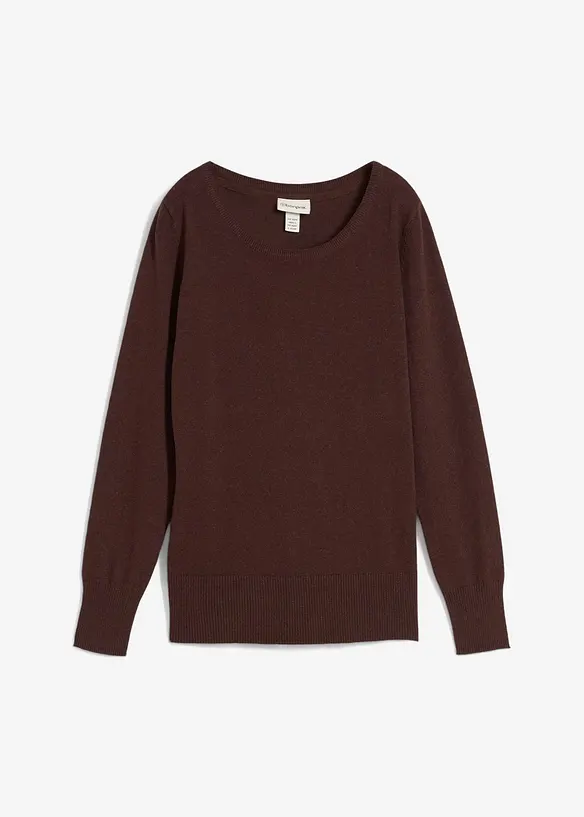Basic trui met gerecycled materiaal, bonprix