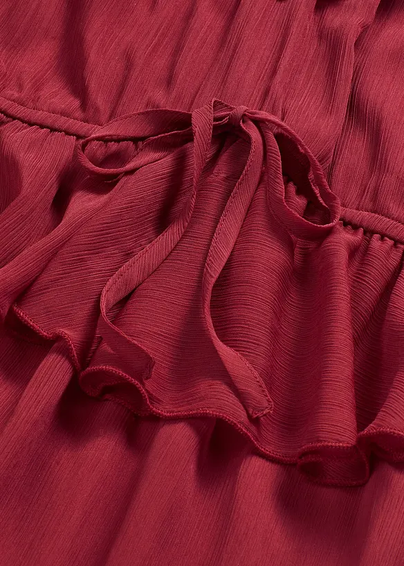 Jurk van chiffon in A-lijn, bonprix
