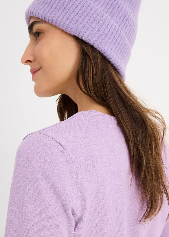 Basic trui met gerecycled materiaal, bonprix