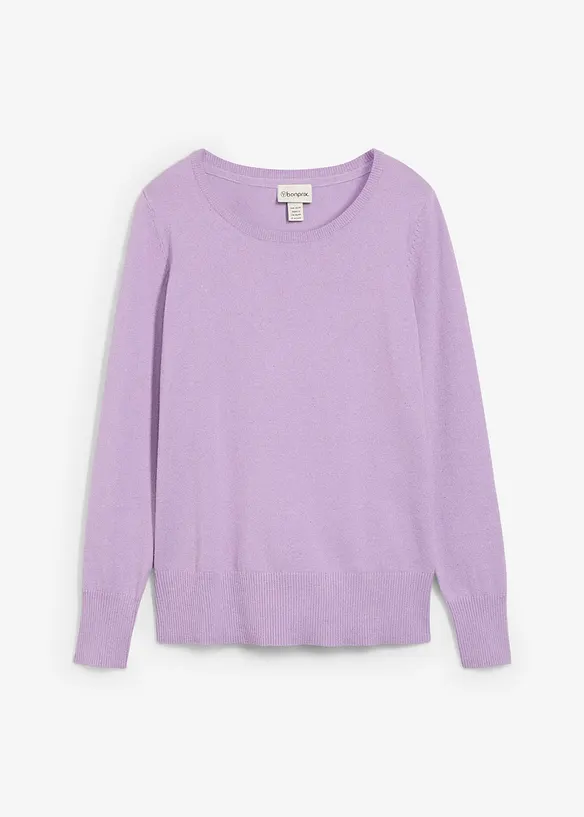 Basic trui met gerecycled materiaal, bonprix