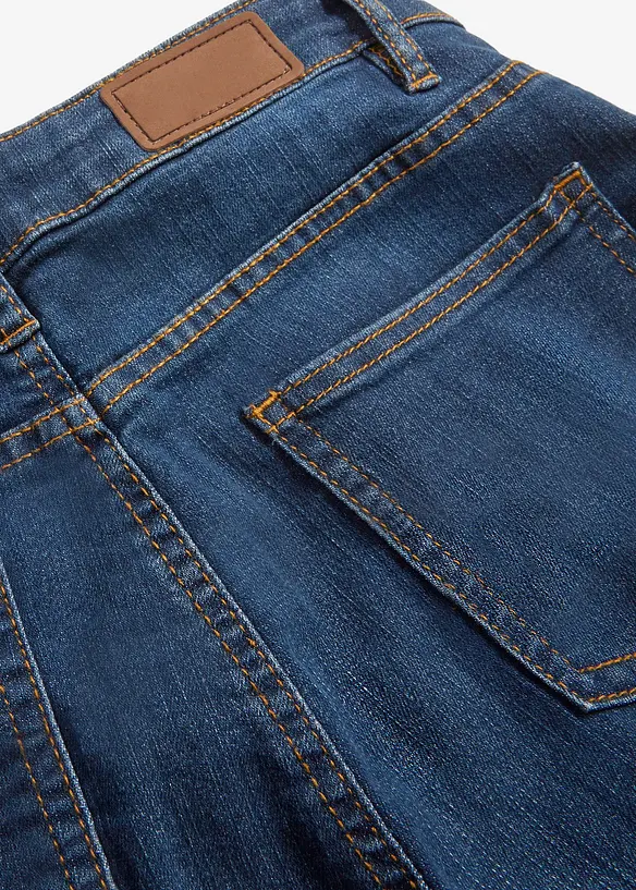 Bootcut stretch jeans, mid waist, bonprix