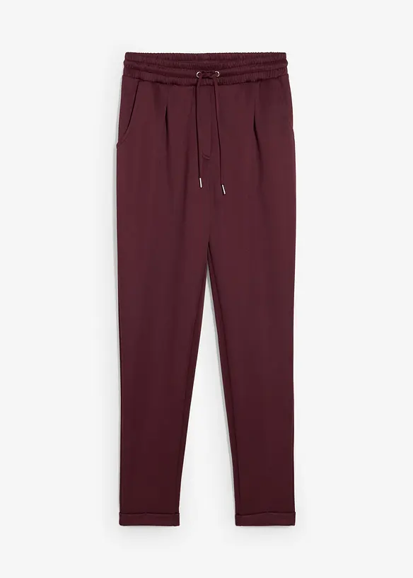 Chino broek van scuba, bonprix