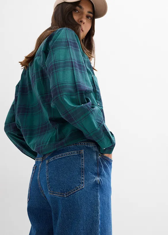 Loose straight jeans mid waist, bonprix