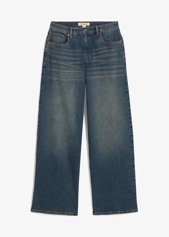 Wide leg jeans, high waist, bonprix