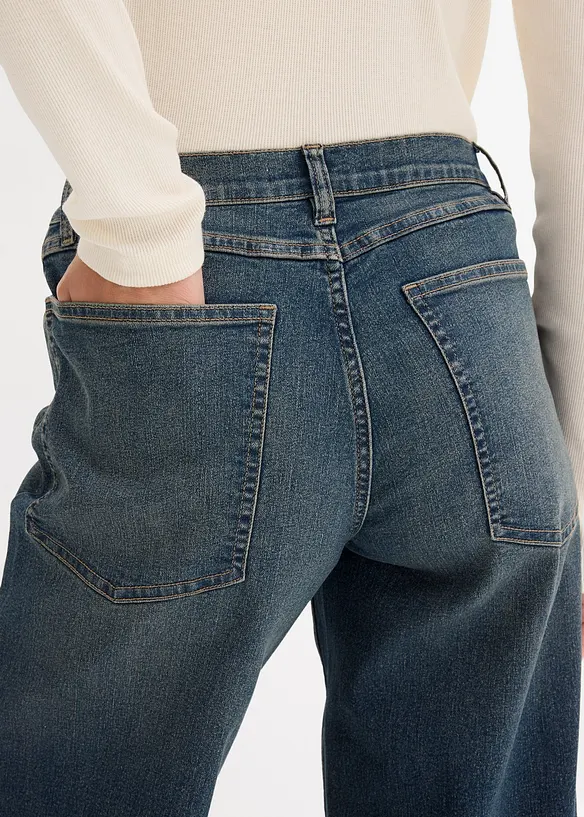 Wide leg jeans, high waist, bonprix