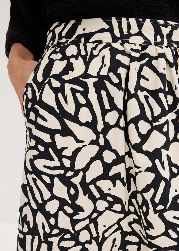 Midirok van katoenpopeline, bonprix