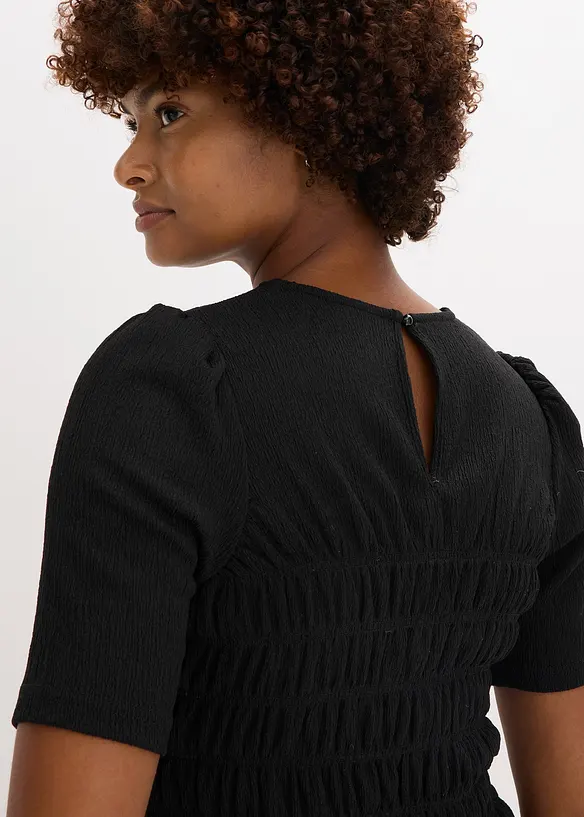 Shirt met smokwerk, bonprix