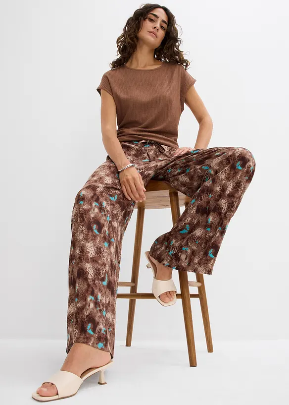 Instapbroek van soepele viscose, bonprix