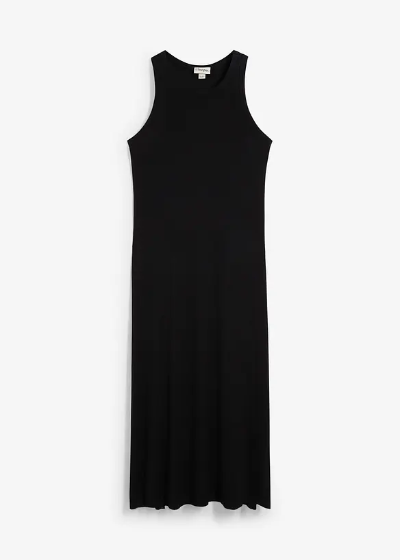 Jurk met spaghettibandjes van soepele viscose, bonprix
