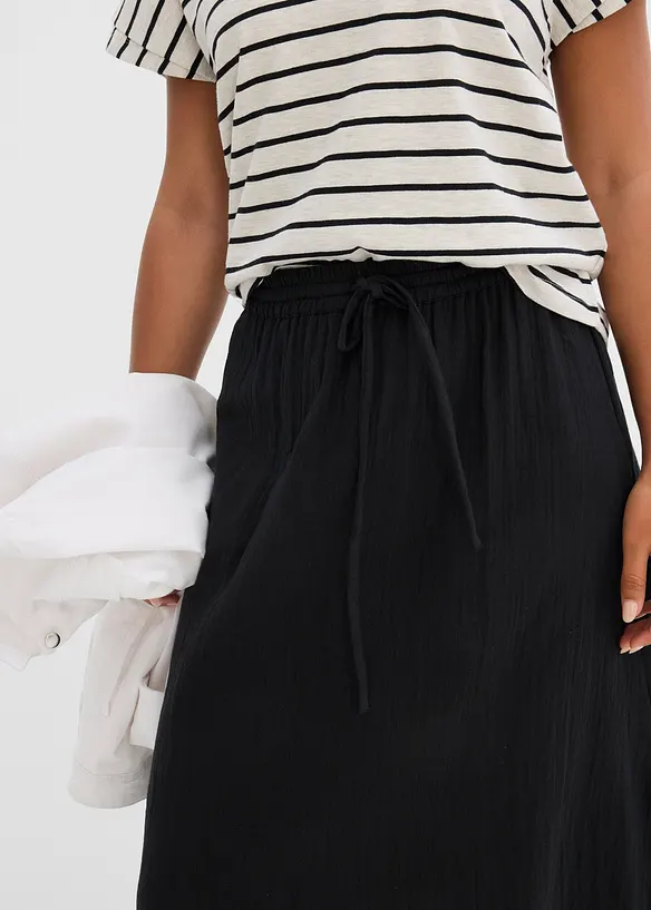 Maxi rok van mousseline, bonprix