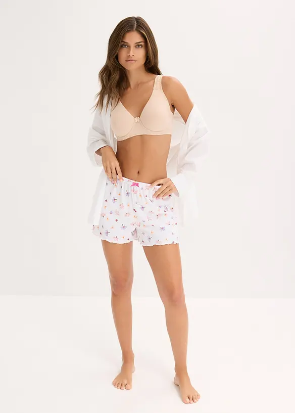 T-shirt bh met beugels en katoen (set van 2), bonprix