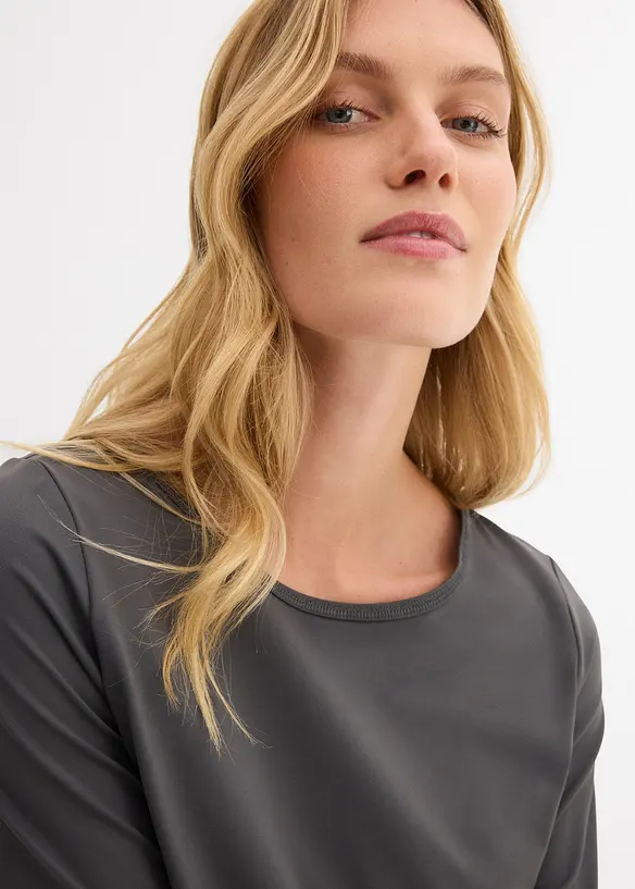 T-shirt met gerecycled polyamide, bonprix