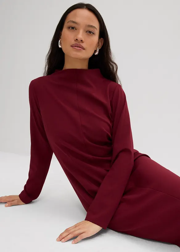 Midi jurk in een viscosemix, bonprix