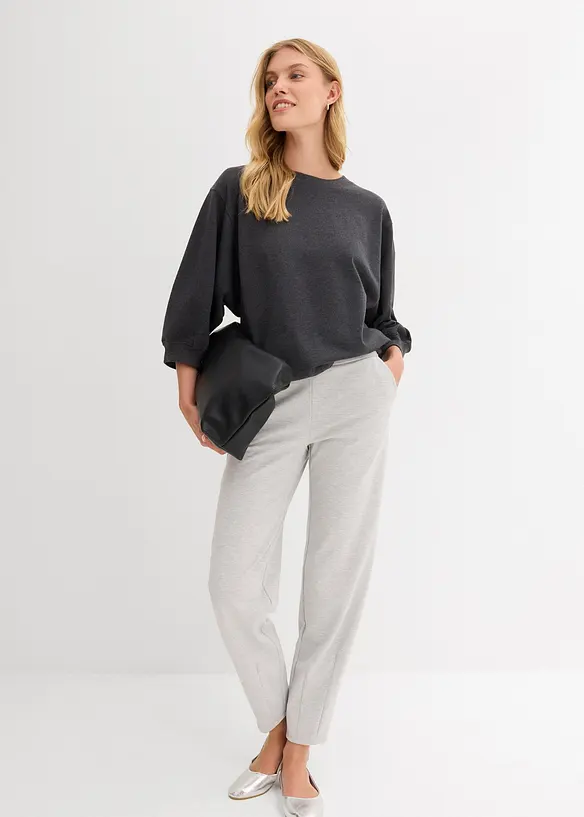 Oversized sweater van katoen, bonprix