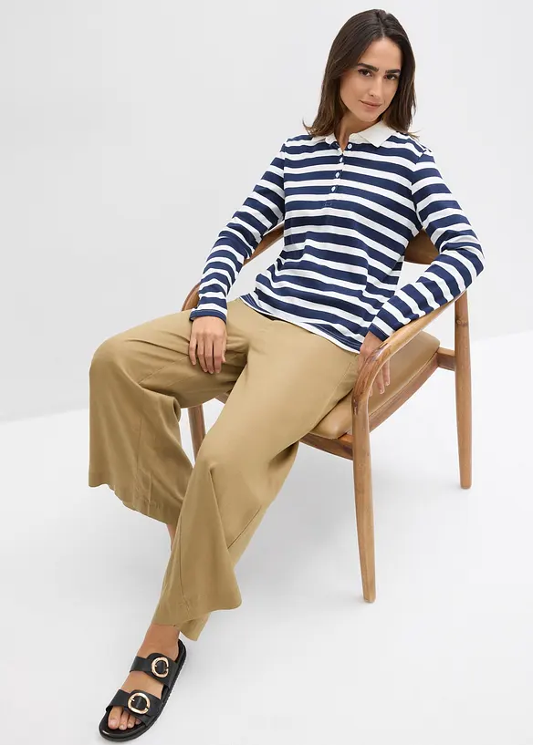Poloshirt van zwaar biologisch katoen, bonprix
