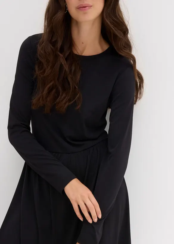Wijdvallende shirtjurk, bonprix