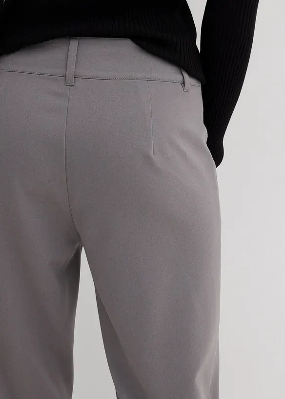 Flared broek met hoge taille, bonprix