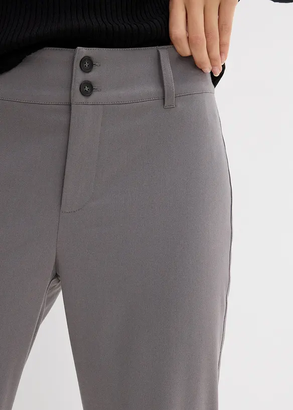 Flared broek met hoge taille, bonprix