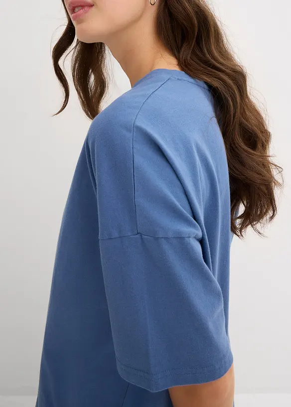 Oversized shirt van puur biologisch katoen, bonprix