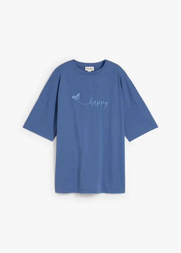 Oversized shirt van puur biologisch katoen, bonprix