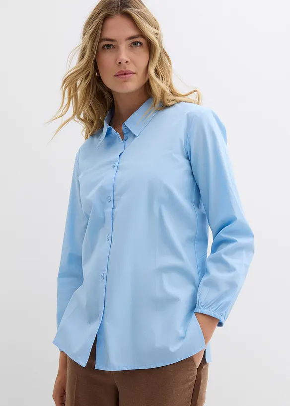 Oversized blouse van puur katoen, bonprix