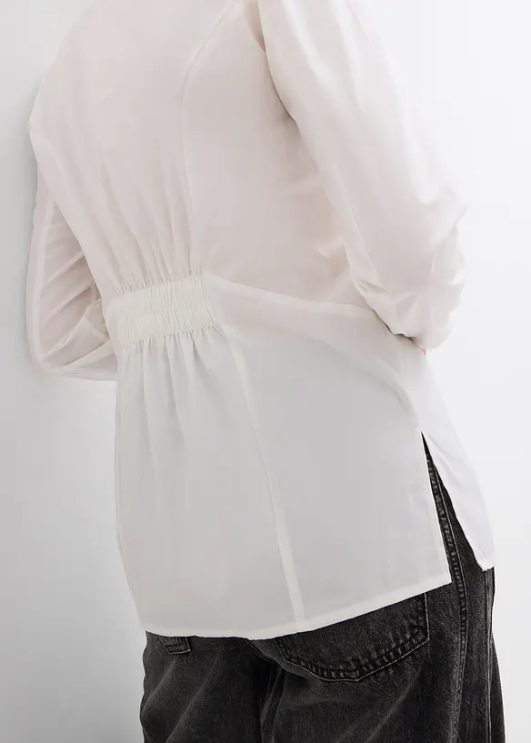 Oversized blouse van puur katoen, bonprix