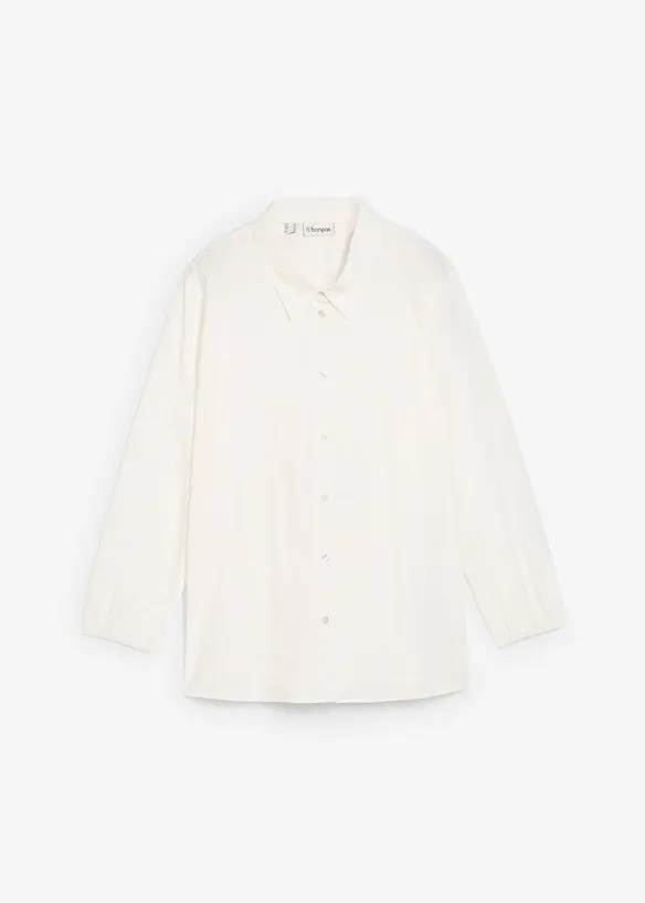 Oversized blouse van puur katoen, bonprix