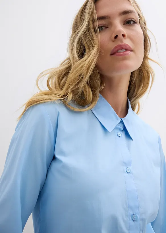 Oversized blouse van puur katoen, bonprix