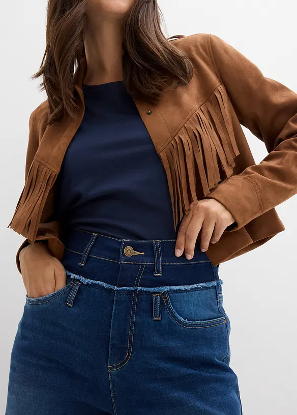 Straight jeans high waist, bonprix