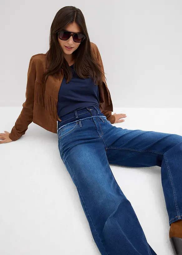 Straight jeans high waist, bonprix