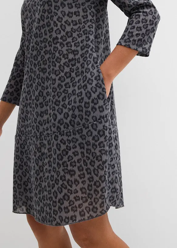 Kortes shirtjurk in een gebreide look, bonprix