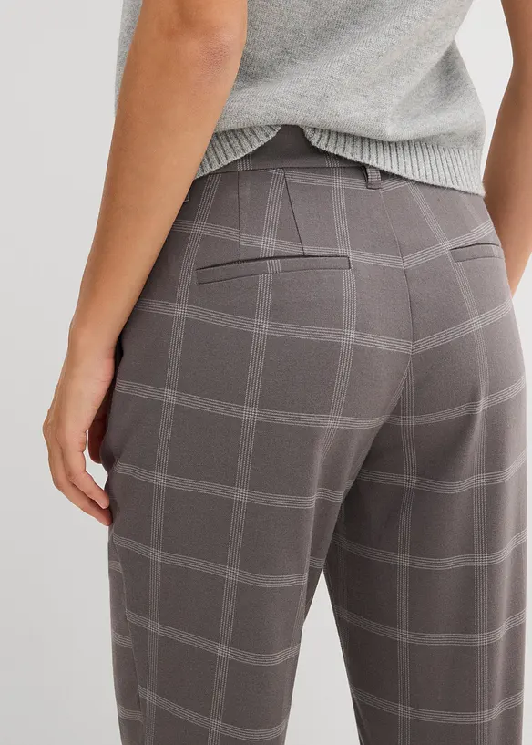 Geruite chino broek, bonprix