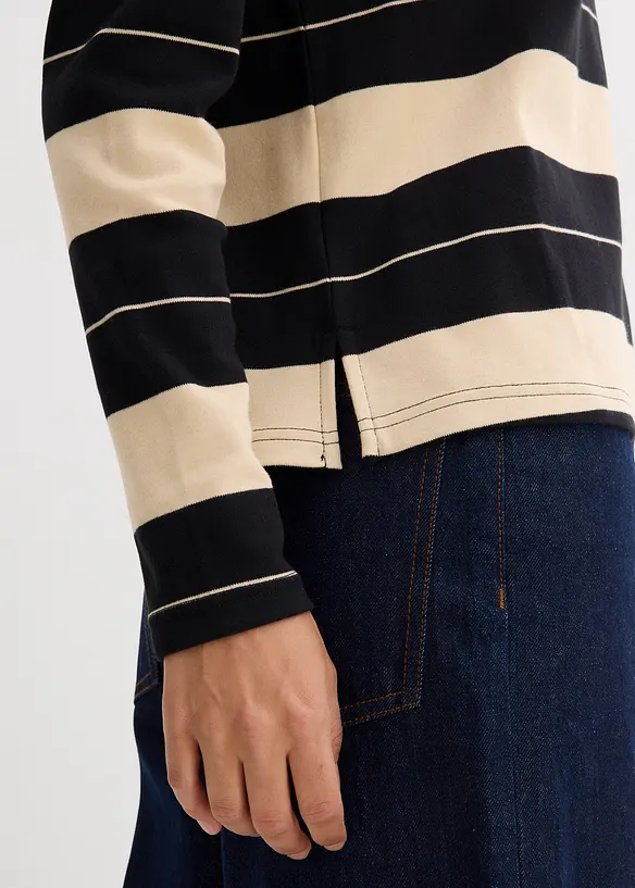Longsleeve van zwaar katoen, bonprix