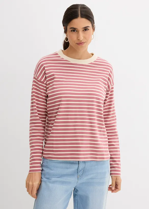 Longsleeve van zwaar katoen, bonprix