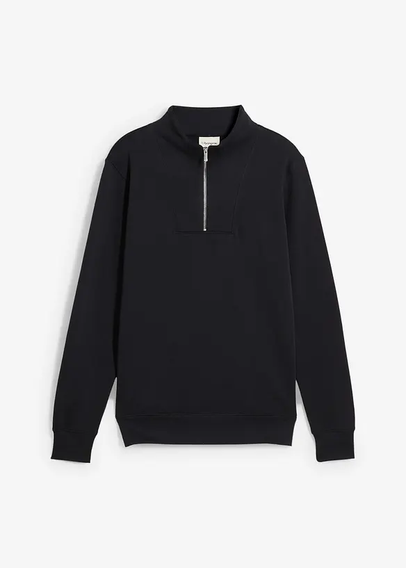 Sweater met schipperskraag van puur biologisch katoen, bonprix