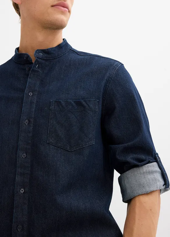 Spijkeroverhemd in slim fit, bonprix