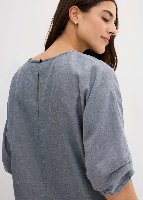 Loose fit blouse van puur katoen, bonprix