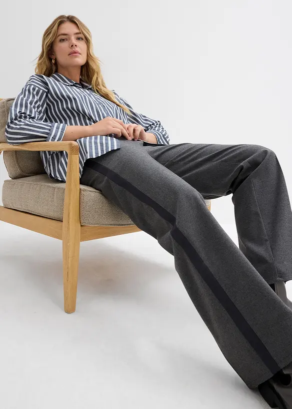 Marlene Dietrich broek in wollen look, bonprix