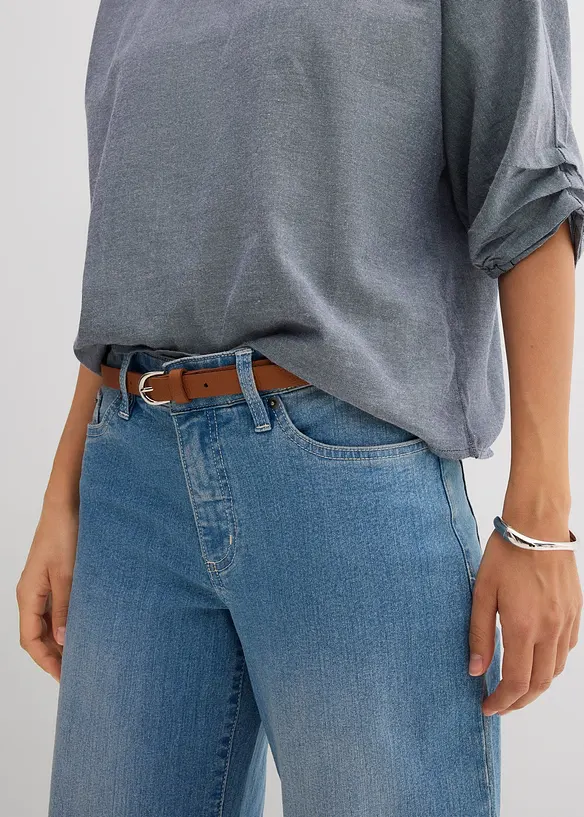 Loose fit blouse van puur katoen, bonprix