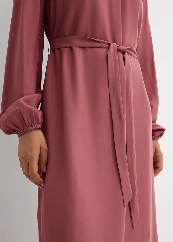 Midi jurk van soepele viscose, bonprix
