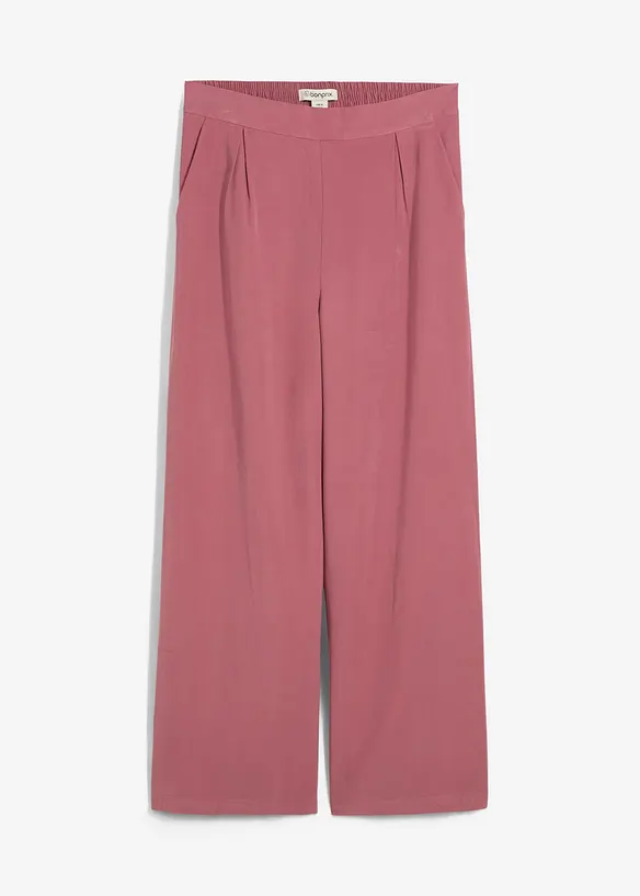 Cropped broek van zachte viscose mix, bonprix