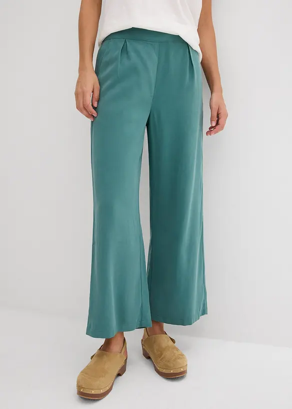 Cropped broek van zachte viscose mix, bonprix