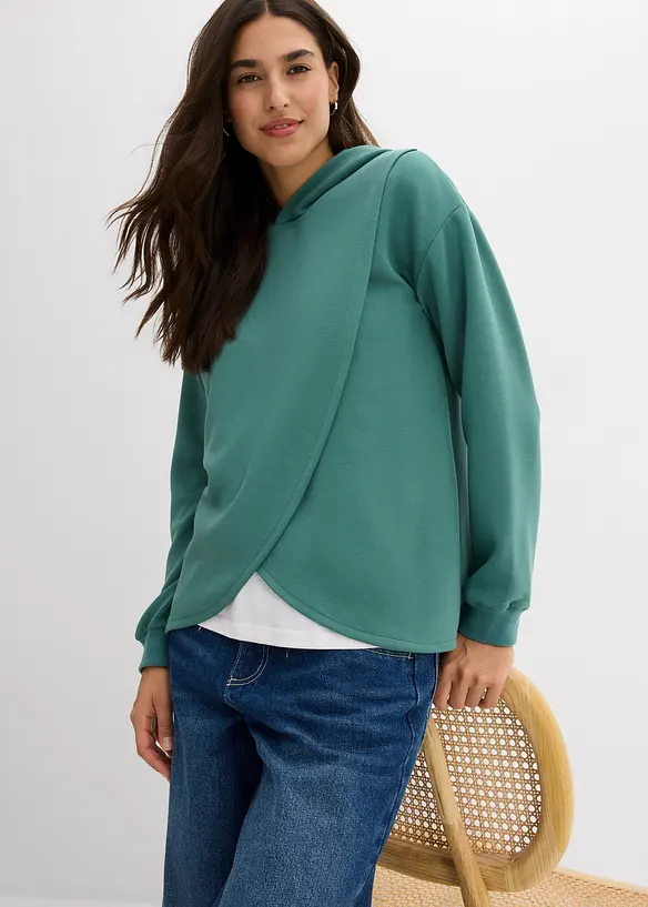 Sweater van een zachte viscosemix, bonprix